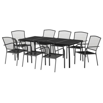 Beckmann Rectangular Outdoor Table Set