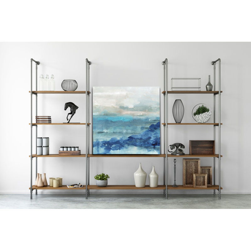 Sea Swell I - peinture, H 16 po x l 16 po x P 1,5 po, Toile tendue