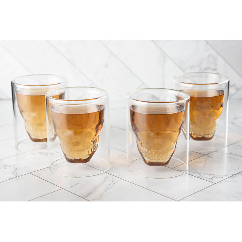 Old Fashioned Skull Glasses