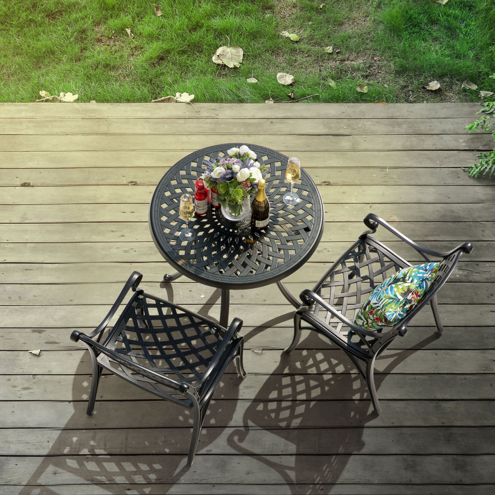Abernon 32" Patio Bistro Set