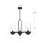 Luminaire suspendu pour îlot de cuisine 3 lumières Cyrus-66310898