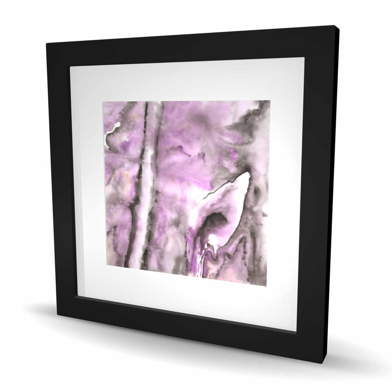 Impression mauve encadrée mauve | Décoration intérieure