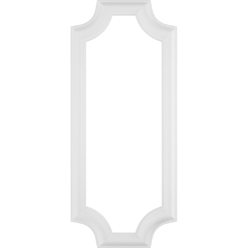 Ashford Molded Classic Wainscot Wall Panel, 28" H x 12" W x 0.5" D, Scalloped Panel