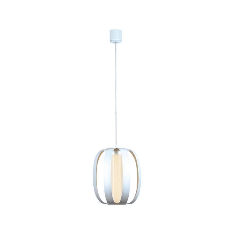 Luminaire suspendu à sphère 1 lumière à DEL philipston, Argent, H 12 po x l 10,7 po x P 10,7 po
