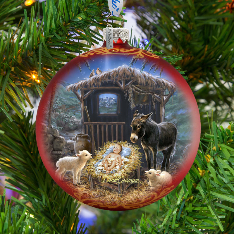 Ornement en forme de boule de Noël «Holiday Splendor»