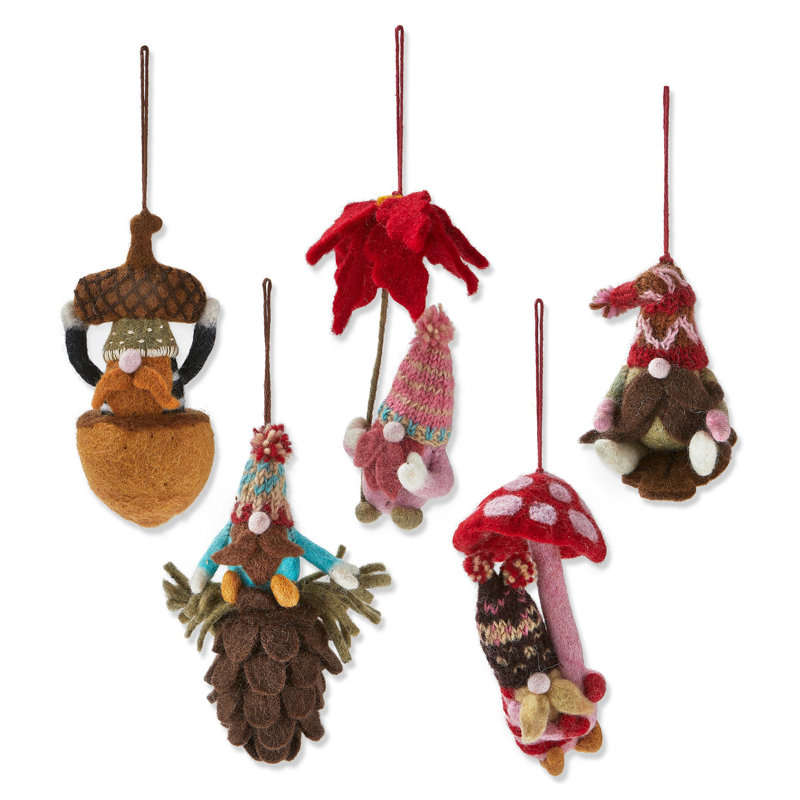 Ornements de gnomes de la nature