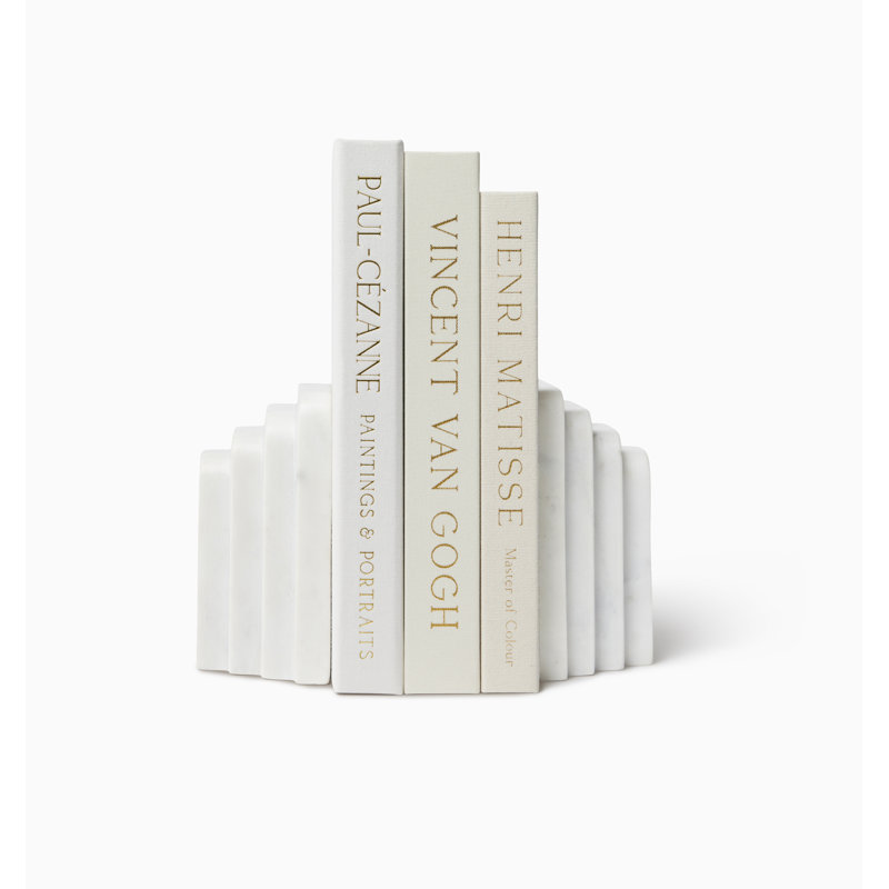 Fermalibri - Book Ends - Pair, White