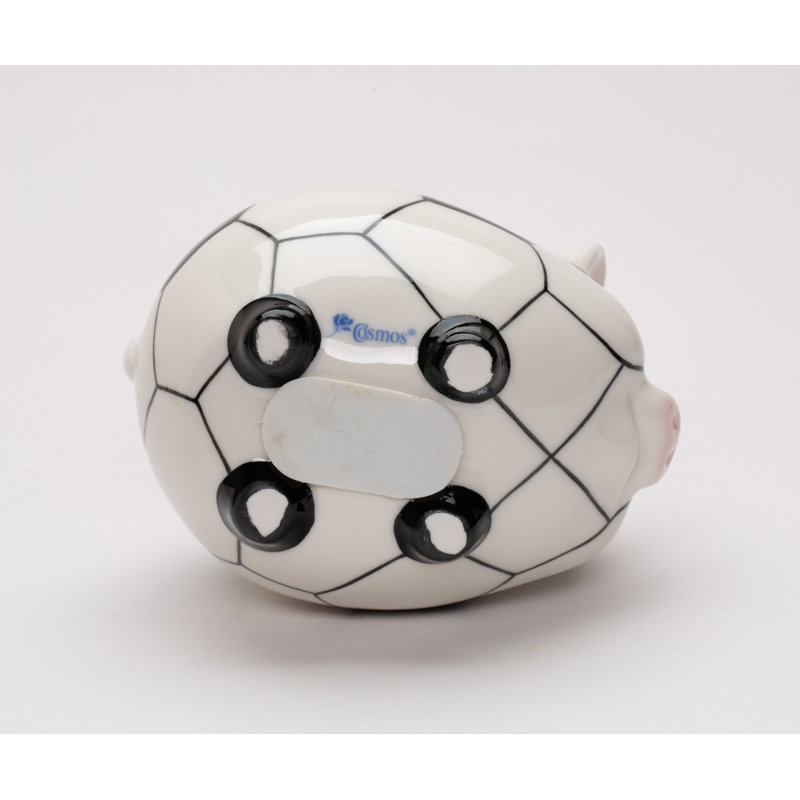 Petite tirelire de soccer - H 3 5/8 po