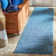 Melida Navy/Aqua Indoor/Outdoor Area Rug