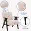 Fauteuil moelleux moderne en bois avec structure
