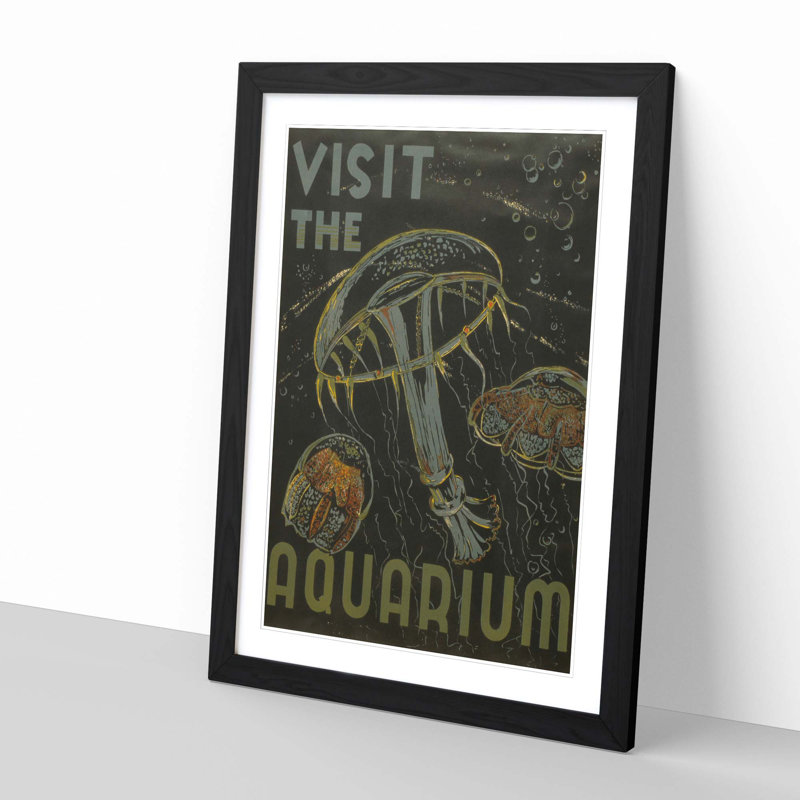 Single Picture Frame Print, Black