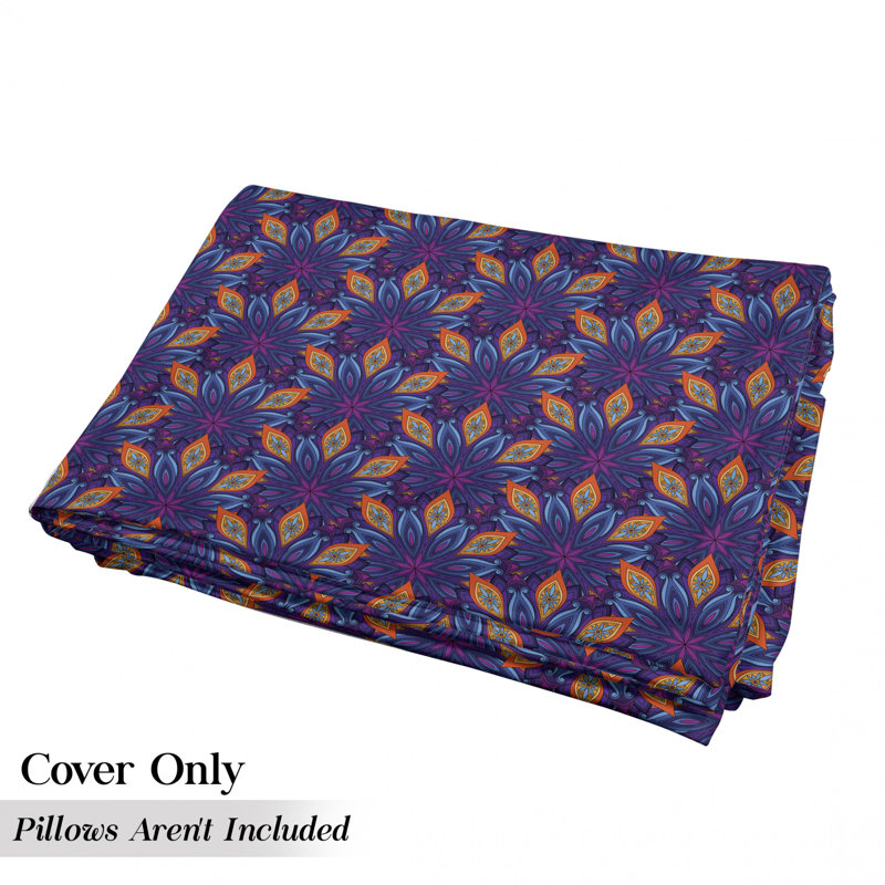 Housse de coussin d'extérieur à motif floral éclatant, H 2 po x l 27 po x P 88 po