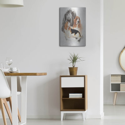 «Basset and Ghost» par Barbara Keith