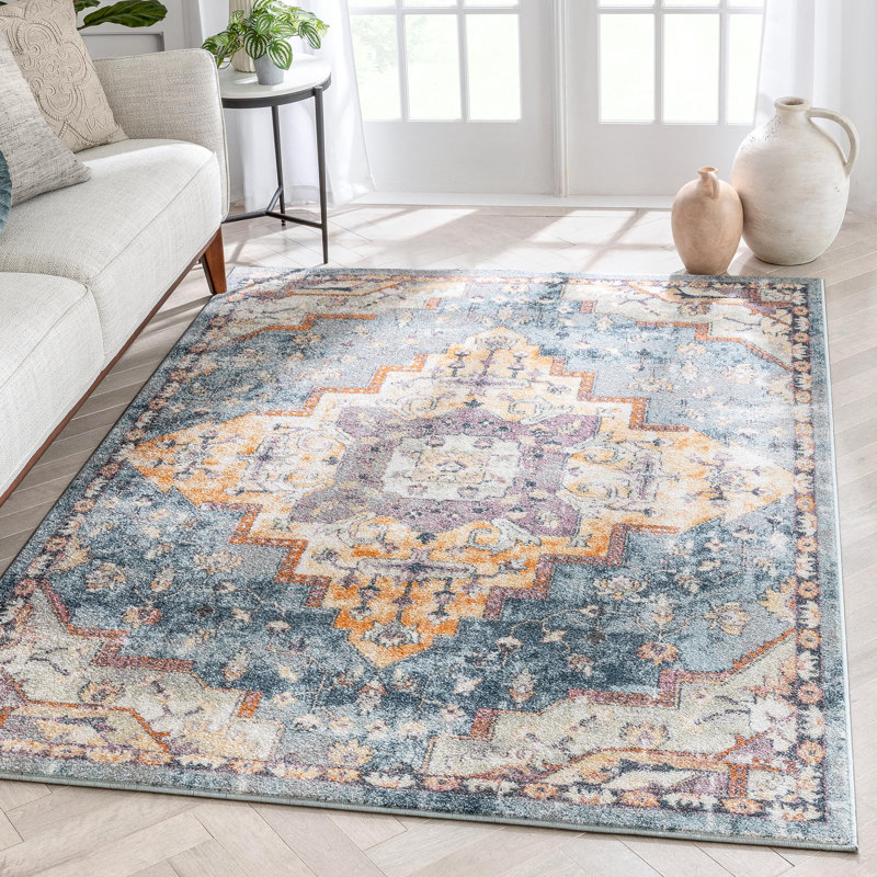 Rodeo Oriental Synthetic Area Rug, Rectangle 120cm x 160cm