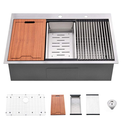 Single Bowl Stainless Steel Kitchen Sink
