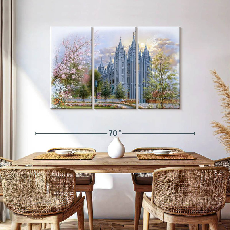 Rorry Temple Garden, 36" H x 57" W