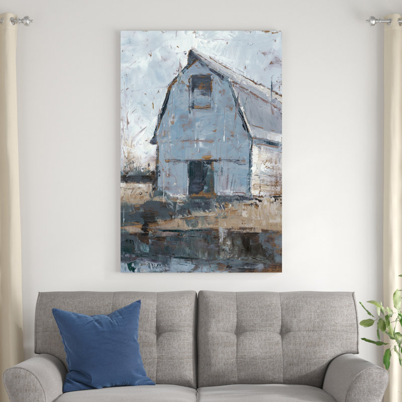 " Sunset Farm I " by Ethan Harper Painting Print, 48" H x 32" W x 1.25" D