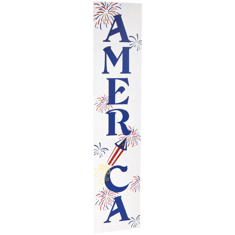 Figurine murale patriotique «America» - 36 po