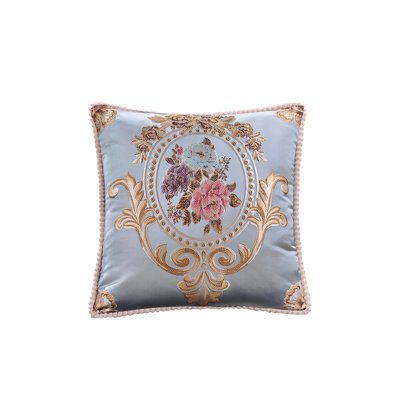 19 Inches 48cm Wide Wide Pack Of European Emboss Flower Pillows Sofa Waist Cushions Car Bedrooms Home Backrests Pillowcases