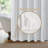 Soft Tufted Texture Chenille Stripe Shower Curtain-1278676803