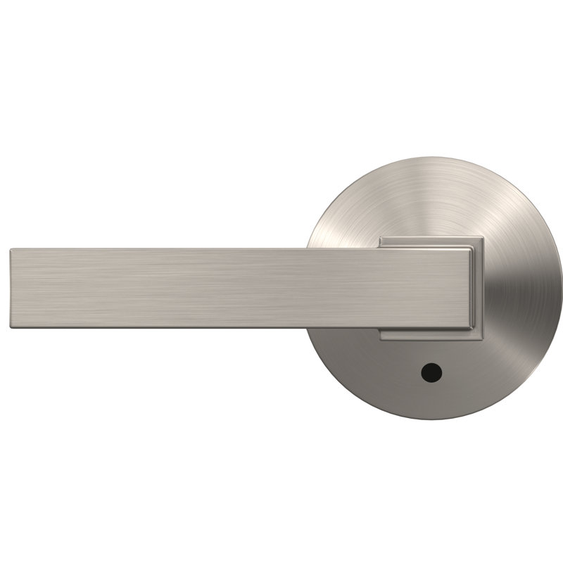 Dempsey Custom Northbrook Non-Turning Lever with Kinsler Trim, Satin Nickel