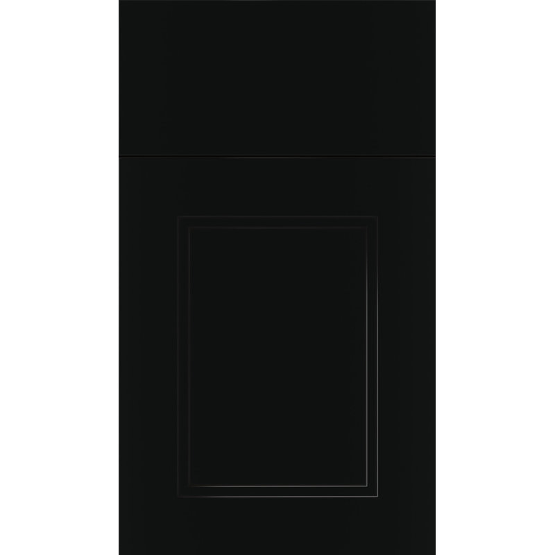 Échantillon de porte à accès complet Dwelling, Bois manufacturé (MDF), Noir