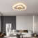 Deontee 15.7" Simple Dimmable Flush Mount Ceiling Light with Remote Control