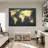 Adventure Awaits World Map Canvas Print-92519016