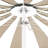 Ayman 8.5' Sunbrella® Two-Tone Pagoda Umbrella-688035413