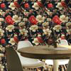 Papier peint floral dramatique