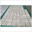 Carreaux de marbre polis jet d'eau 12 x 12, blanc et or, pierre naturelle pour les planchers et les murs, 8 pièces par boîte
