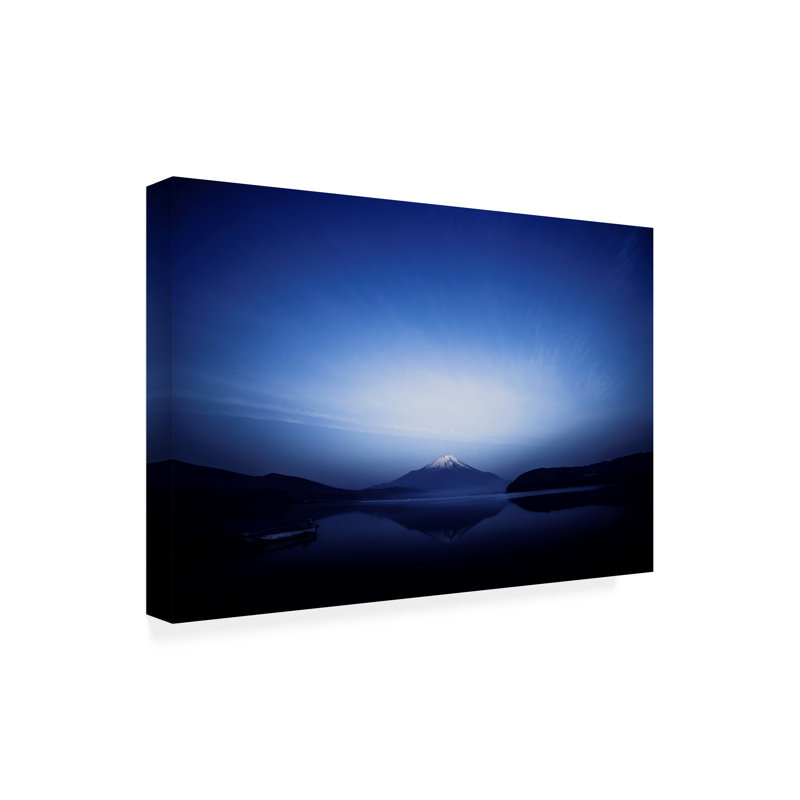 Art sur toile, symbole du matin de Takashi, H 16 po x l 24 po