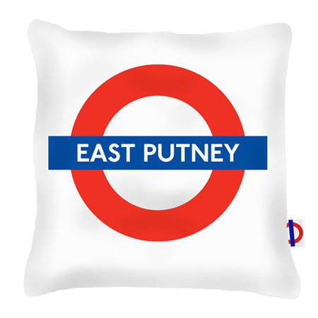 East Putney Tube Station London Transport Cushion