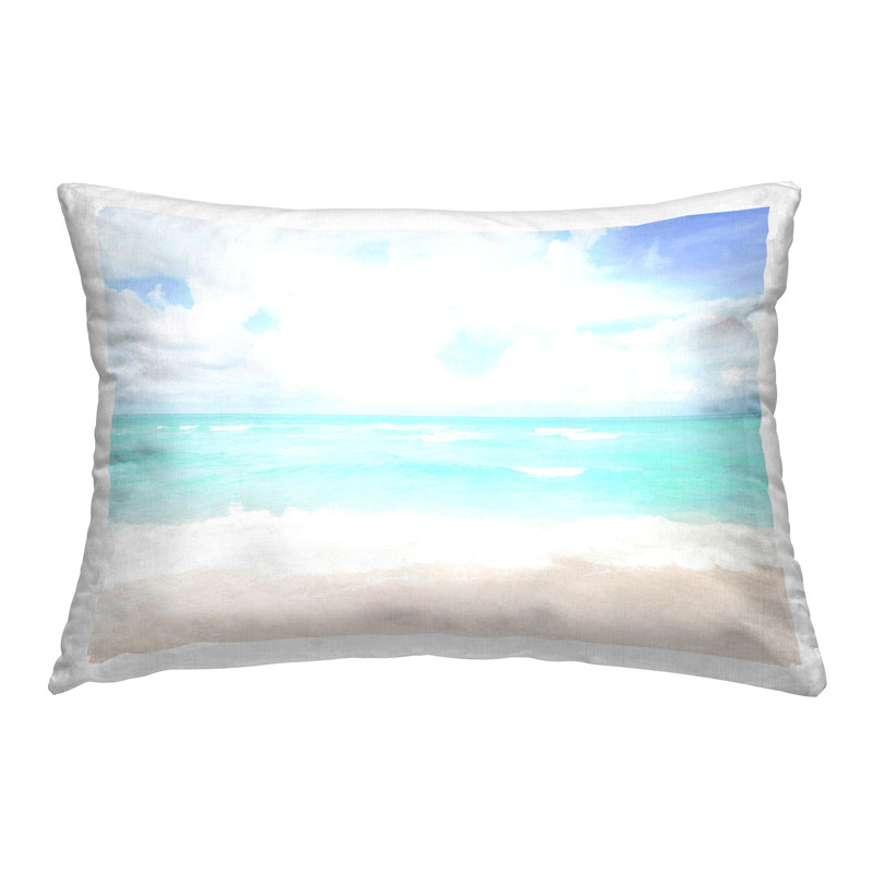 Coussin décoratif doux à marée nautique imprimé par Elena Chukhlebova