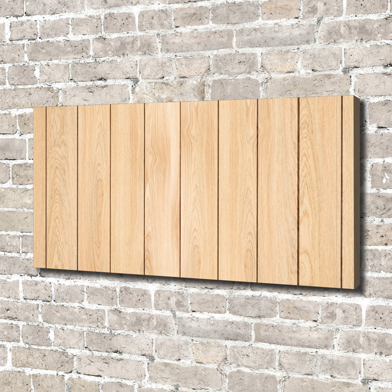 Wooden Background - Wrapped Canvas Print