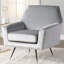 Fauteuil en velours l 32 po Schumacher-145723706