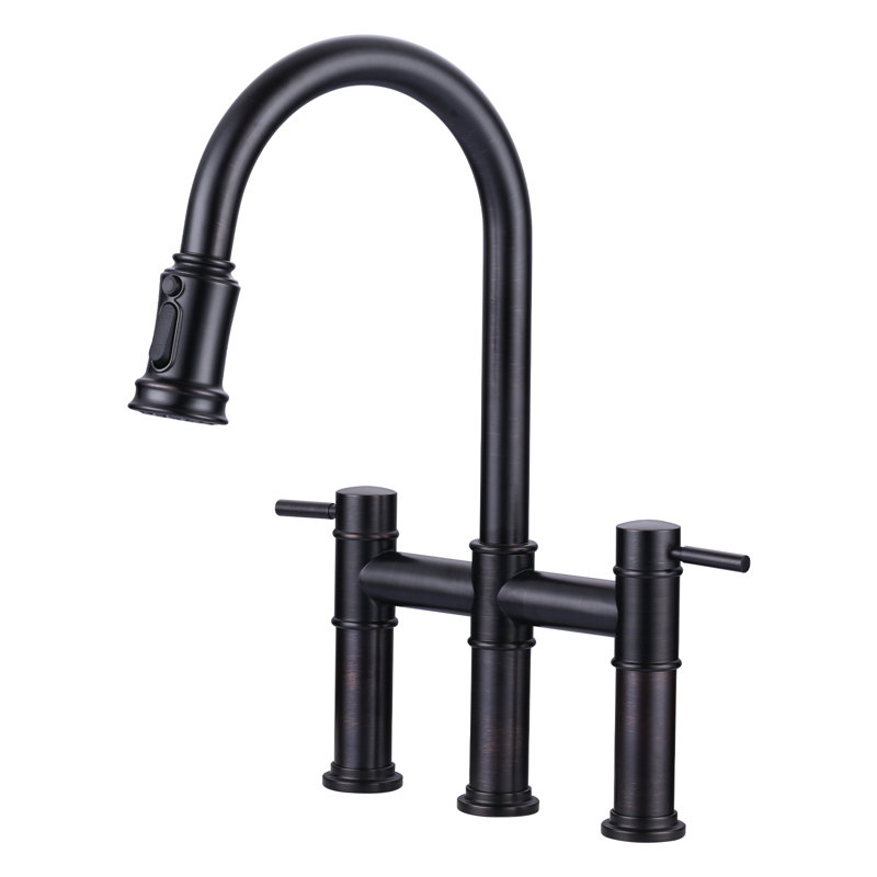 Aleasha Pull Out Kitchen Faucet, Oil Rubbed Bronze