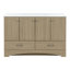 Ensemble de meuble-lavabo sur pied simple 48,5 avec plateau Emlyn-347506674