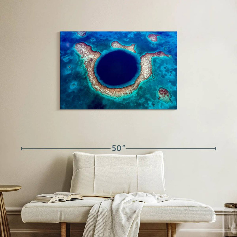 Antenne Tergel Great Blue Hole, H 24 po x l 36 po