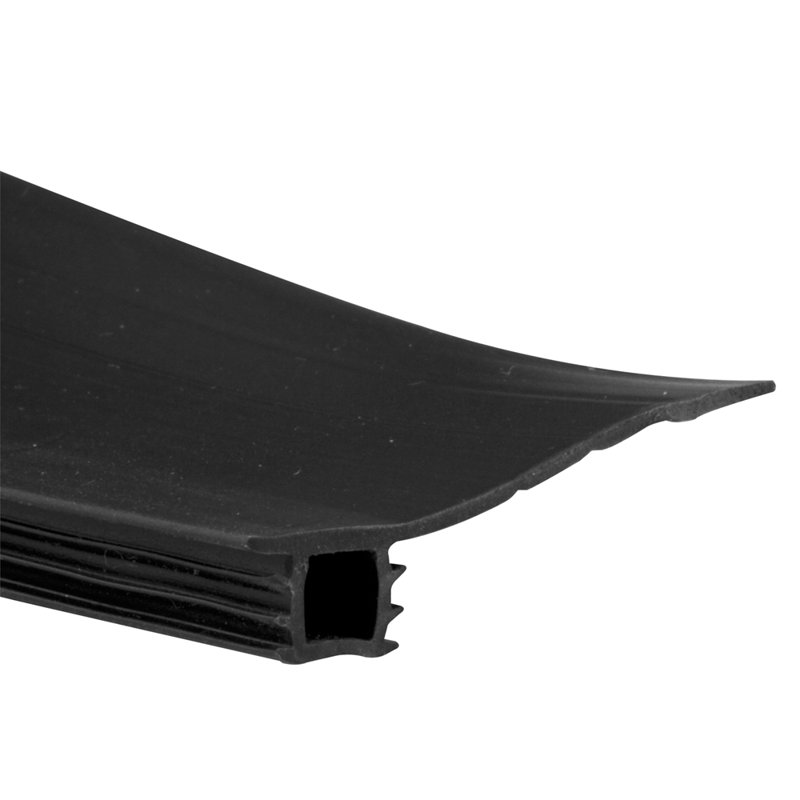 Porte coupe-froid pour porte moustiquaire en vinyle noir Prime-Line (paquet de 1), H 6,2 po x l 5,3 po x P 2,3 po