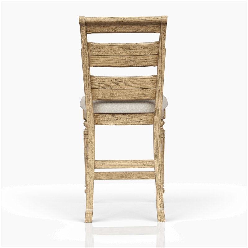Tabouret de comptoir échelle Ladder - finition caramel