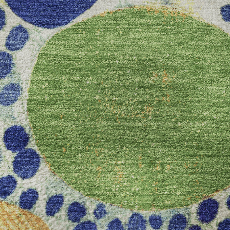 Tapis géométrique de qualité supérieure lavable à la machine Farolt AMF1895 / AMF1895NA, Rectangle 9 pi x 12 pi