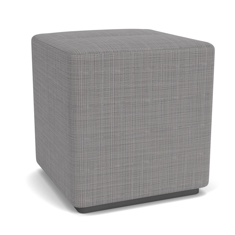 Repose-pieds Darsey, Gris anthracite, Gris chambray