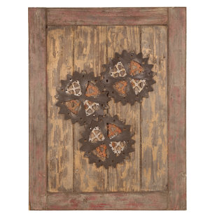 Abstract Wall Decor on Wood