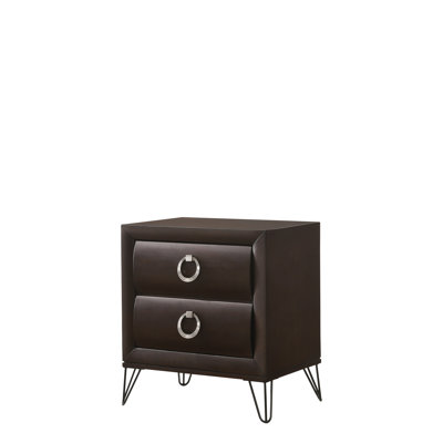 Tablita Dark Merlot Finish Nightstand
