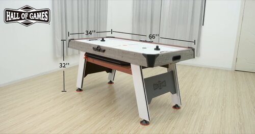 Hall of Games 66 Air Powered Hockey with Table Tennis Top