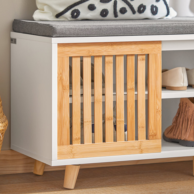 Segars 8 Pair Shoe Storage Bench