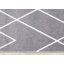 Tapis gris et blanc Kortana Collection-989557850
