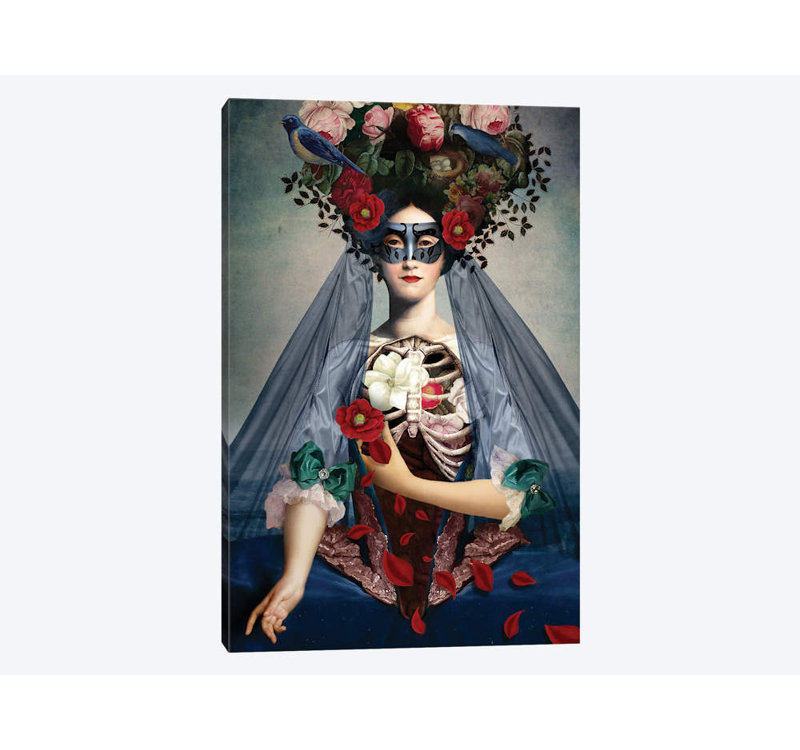 Dia De Los Muertos by Catrin Welz-Stein - Wrapped Canvas Print, 101.6 cm H x 66.04 cm W x 1.91 cm D