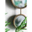 2 miroirs modernes en fer doré, 11 po x 28,5 po, pour la décoration murale dans le salon, la chambre à coucher, le bureau, le vestibule et la décoration intérieure
